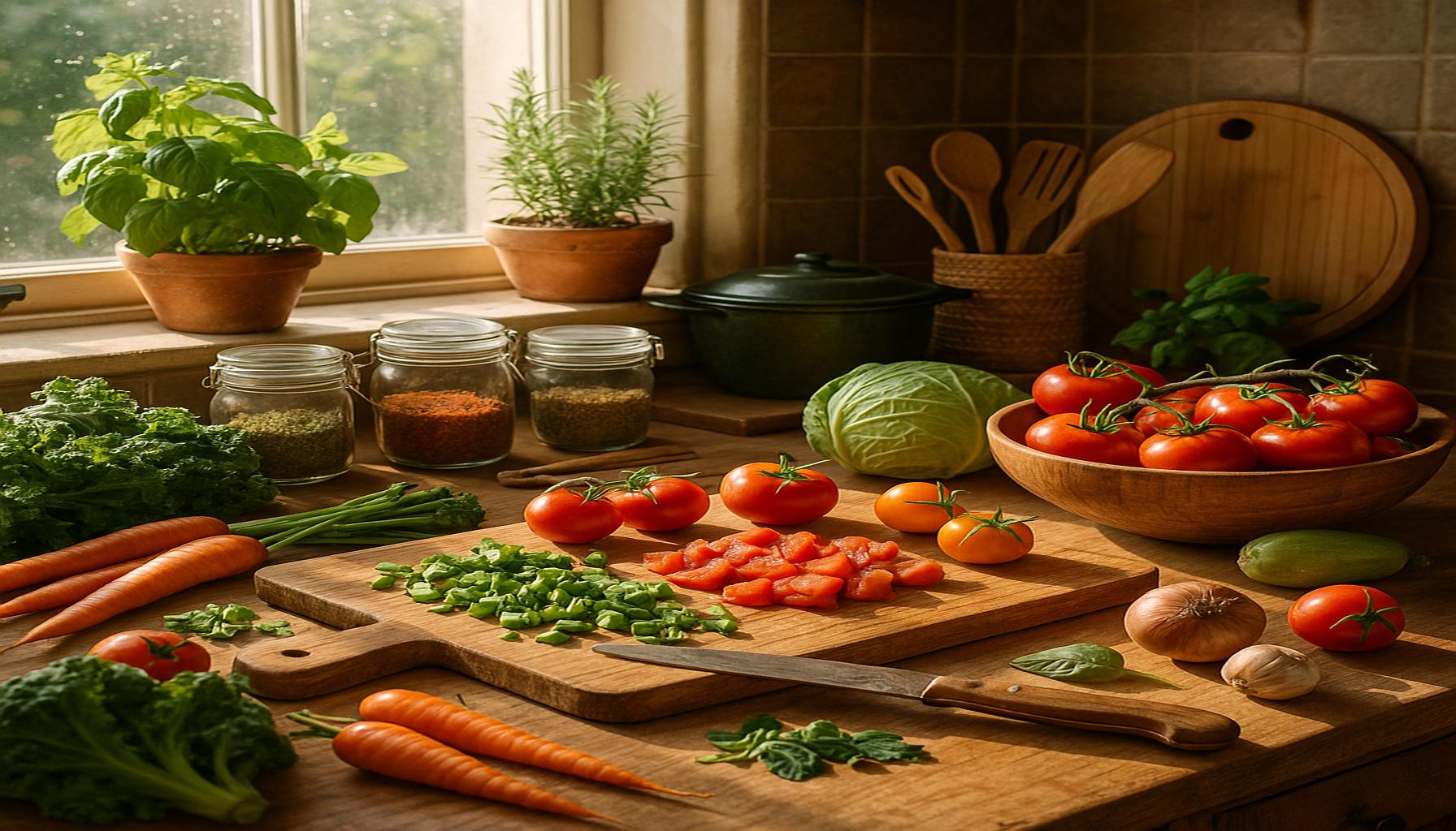 Sustainable Cuisine: Creativity in Preparing Dishes with Local and Organic Ingredients